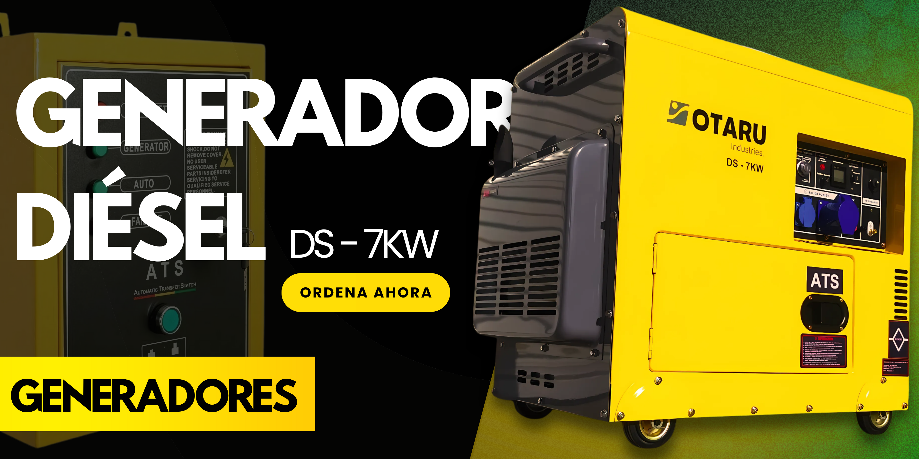 GENERADOR DIESEL OTARU DS 7KW